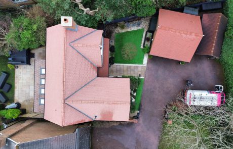 Multiple roofs at property after cleaning Multiple roofs at property after cleaning