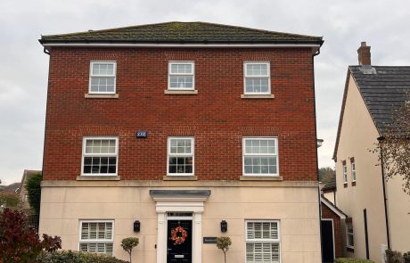 Mossy roof before pressure wash Mossy roof before pressure wash